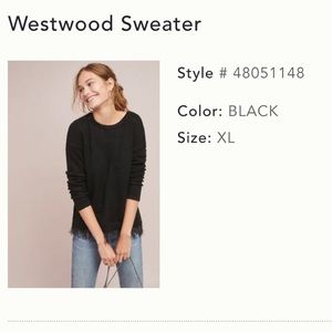 Anthropologie Moth Westwood Sweater